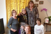 Penny, Beryl, Hannah, Rebecca and Judi