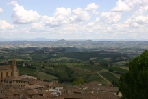 The view from San Gimignano